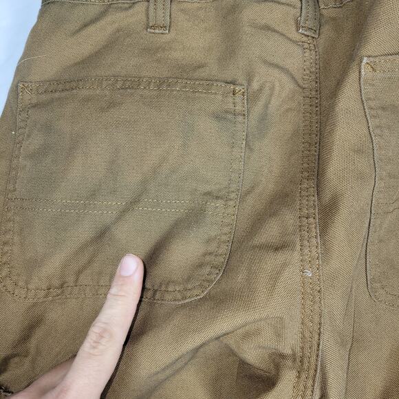 Carhartt Pants Mens Sz 34x32 Beige Canvas Carpenter Gorpcore Grunge Workwear - Picture 9 of 16